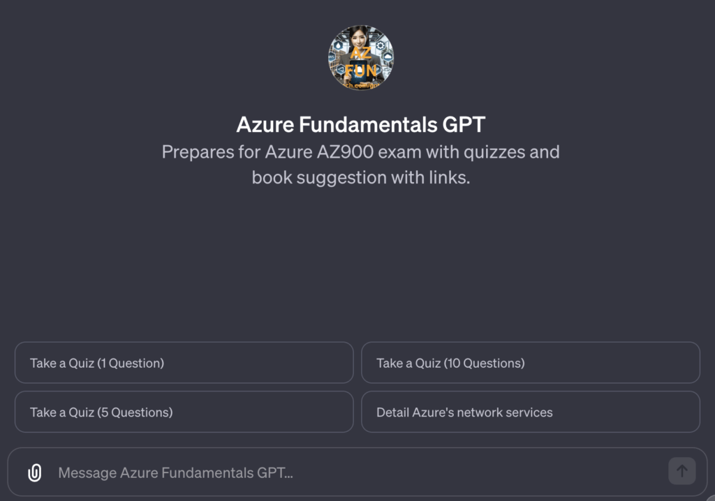 Microsoft Azure Fundamentals GPT