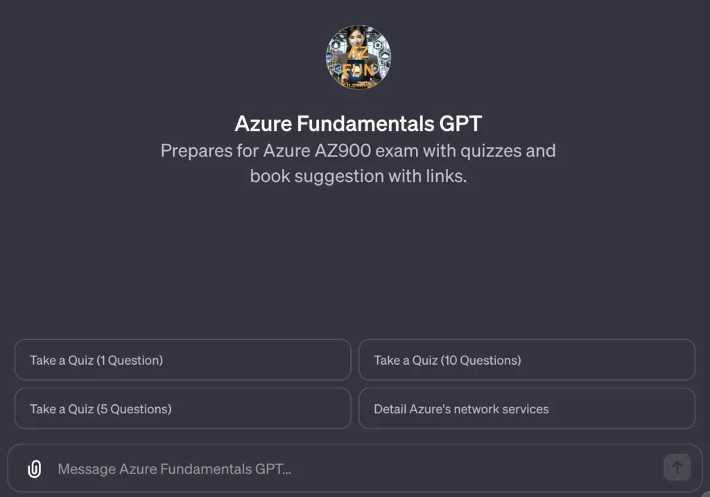 Microsoft Azure Fundamentals GPT