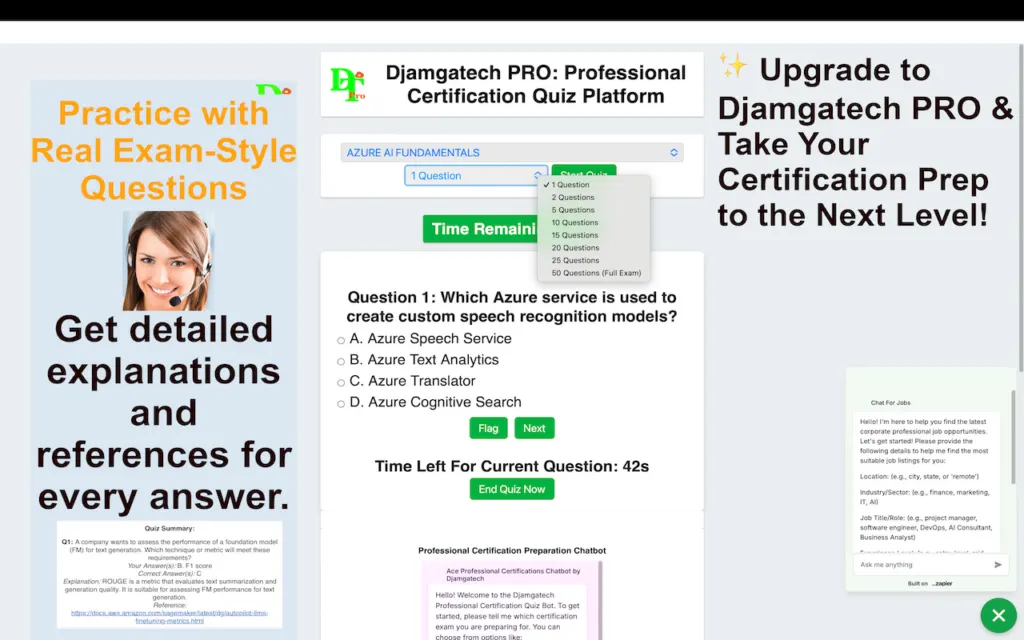 Ace Your Certifications with the New AI-Powered Djamgatech App